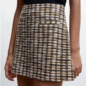 Mango Tweed Mini Skirt, NWT, part of co-ord set (skirt only)